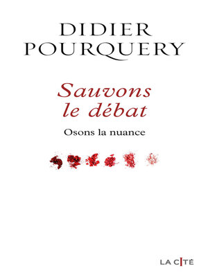 cover image of Sauvons le débat
